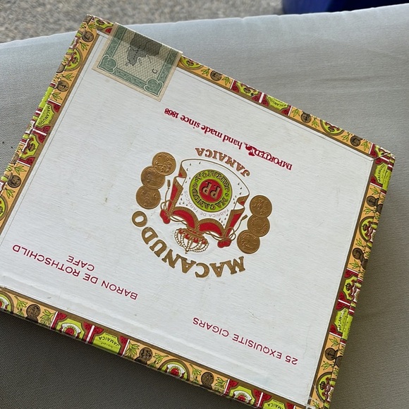 Vintage Macanudo Baron De Rothschild Cafe Cigar Box Excellent Condition … - Picture 6 of 10